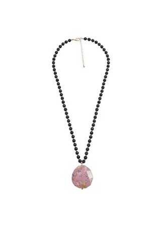 Violeta BY MANGO Semiprecious stone necklace