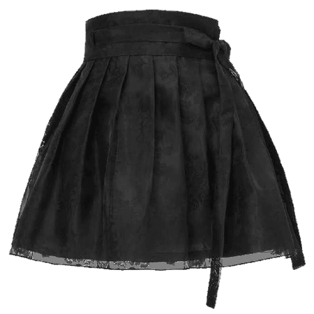 Misung Hanbok | See-Through Lab Short Skirt (Dei5 sheer edit)