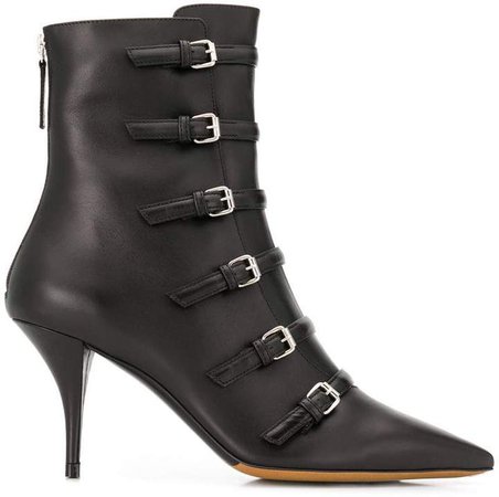 Dash buckled ankle boots