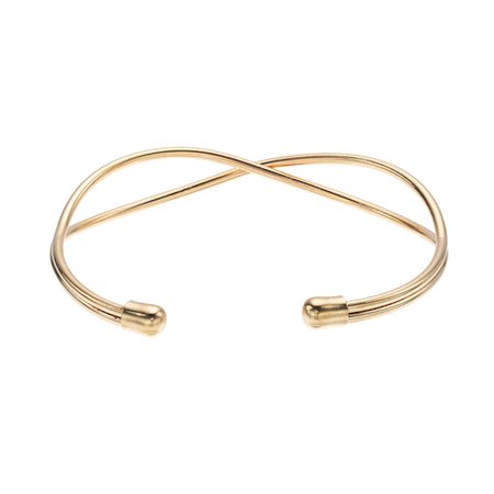 LC Lauren Conrad Gold X Cuff Bracelet | Kohls