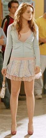 lindsay lohan mean girls zip hoodie+miniskirt outfit2 | Flickr