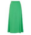 Green Split Side Midi Skirt | New Look