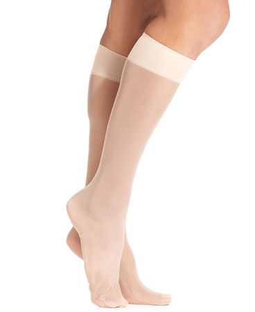 Hue Women's Sheer Knee High Trouser 2 Pack Socks - Macy's