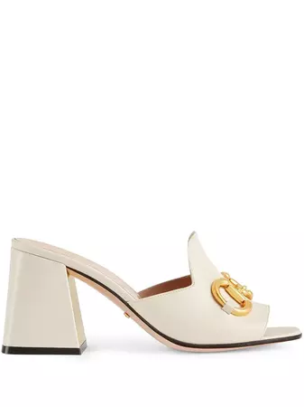 Shop Gucci 75mm Horsebit mule sandals with Express Delivery - FARFETCH