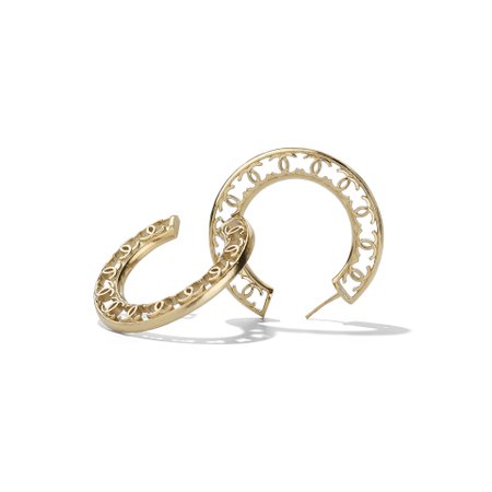 Metal Gold Earrings | CHANEL