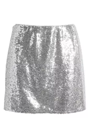 Open Edit Sequin Miniskirt | Nordstrom