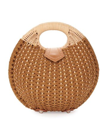 Round Straw Tote-Straw & Crochet Bags-Handbags-Handbags | Stein Mart