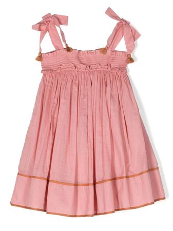 ZIMMERMANN Kids Clover bow-detail Smocked Dress - Farfetch