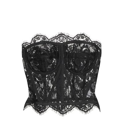 Dolce & Gabbana - Lace bustier top