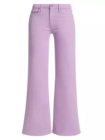Shop Mother The Roller Sneak Flared Jeans | Saks Fifth Avenue
