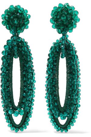Bibi Marini | Bell bead and silk earrings | NET-A-PORTER.COM