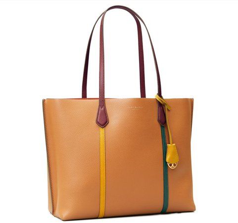 Perry Color-Block Triple-Compartment Tote Bag