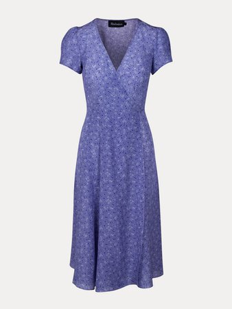 The Teale Purple Haze Wrap Midi Dress | Réalisation Par