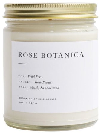 brooklyn candle studio rose botanica