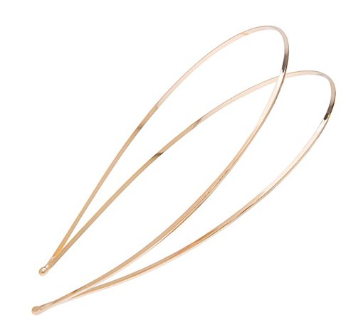Amazon.com : L. Erickson Metal Double Headband - Gold : Beauty & Personal Care
