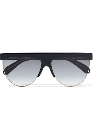 Givenchy | D-frame acetate and gold-tone sunglasses | NET-A-PORTER.COM