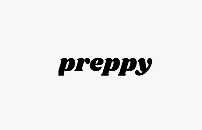 text " preppy "