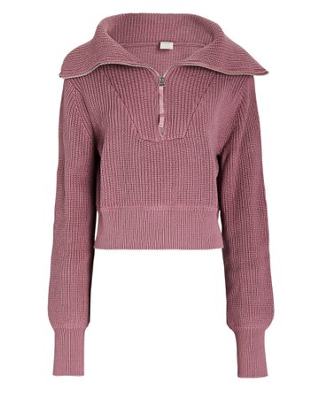 Varley Mentone Half-Zip Cotton Sweatshirt | INTERMIX®
