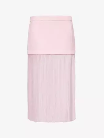 GUCCI - Semi-sheer pleated silk midi skirt | Selfridges.com