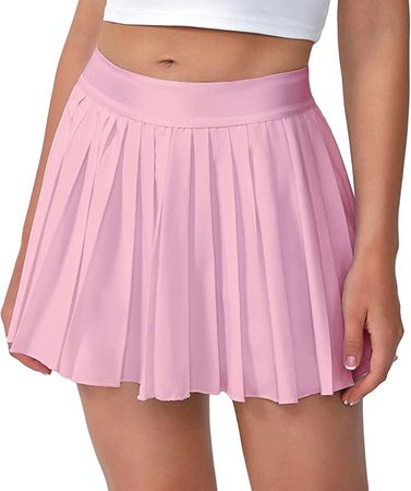 Eleloveph Women's Pleated Tennis Skirt-Flowy Athletic Design,Suitable for Golf, Skater, Running Sports Black at Amazon Women’s Clothing store