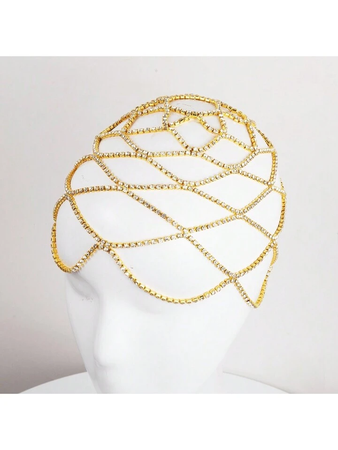 gold headpiece