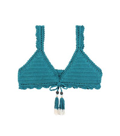 Amira crochet bikini top