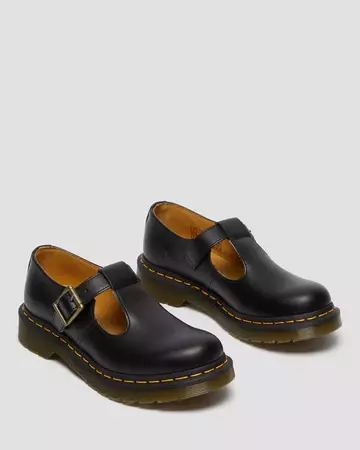 Polley Smooth Leather Mary Janes | Dr. Martens