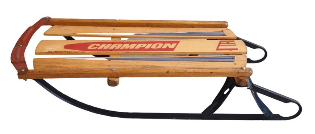 Mike Seratt of The Prized Pig - Vintage Champion Snow Sled | One Kings Lane