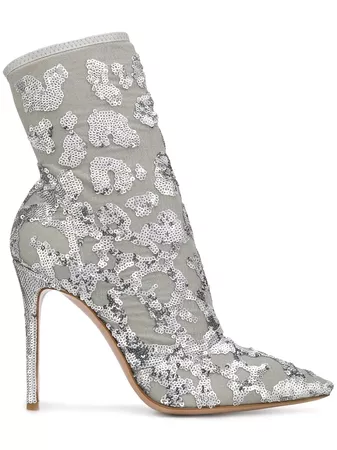 Gianvito Rossi Sequins Embellished Boots - Farfetch
