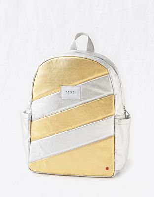State Kane Backpack gold silver