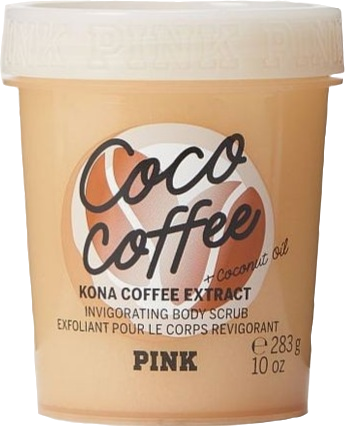 coco coffee pink body scrub