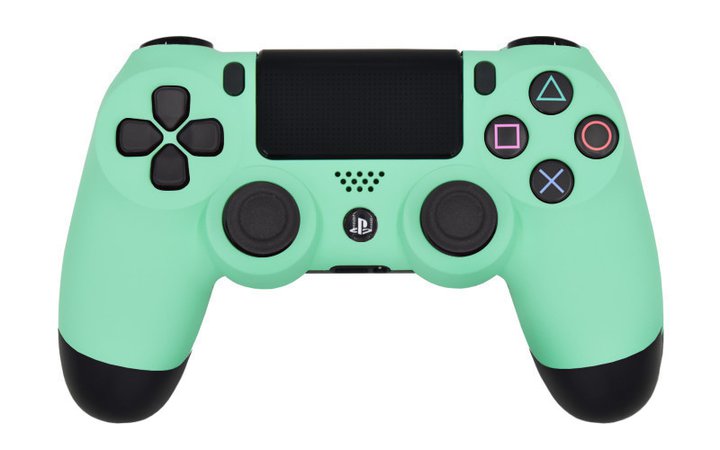 PS4 Pro Mint Green Custom Modded Controller