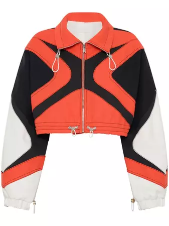Dion Lee Panelled zip-up Cropped Jacket - Farfetch