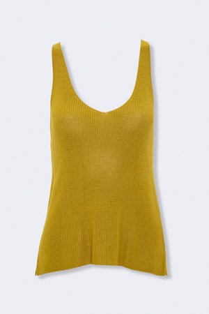 Vented Sweater-Knit Tank Top | Forever 21