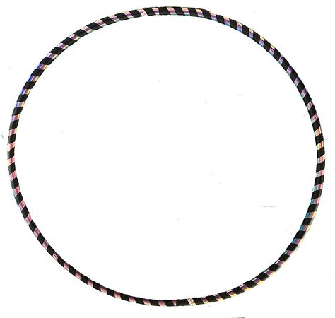 black shiny hula hoop