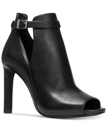 Michael Kors Lawson High-Heel Shooties & Reviews - Boots - Shoes - Macy's black