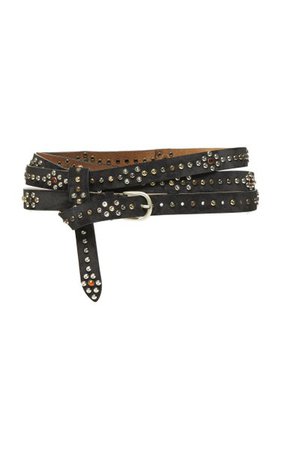 Djelvis Studded Leather Belt By Isabel Marant | Moda Operandi