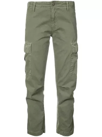 Re/Done Cropped Cargo Trousers - Farfetch