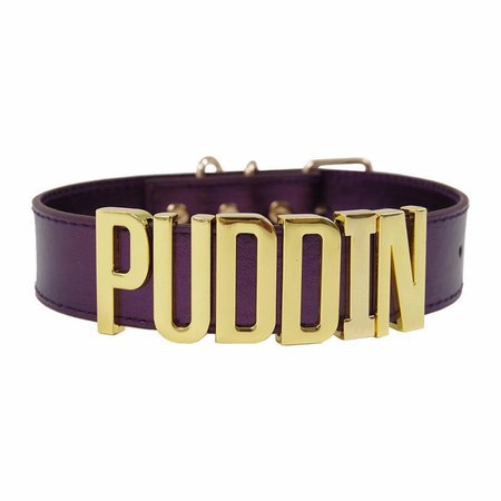 Suicide Squad Harley Quinn Puddin Chokers&baseball Bat Purple Woman Necklace And Wood Baseball Bat Halloween Cosplay Gift