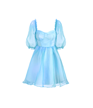Heart on Fire Tulle Dress - Blue (Dei5 edit)