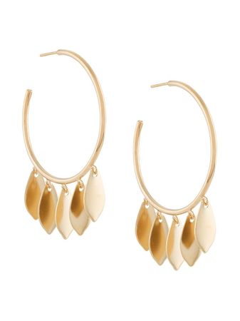 Isabel Marant leaf drop earrings