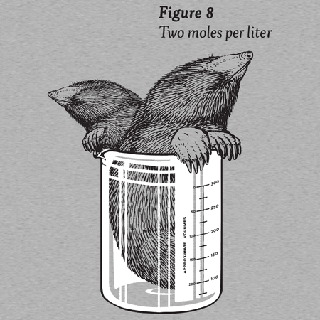 Two Moles per Liter t-shirt