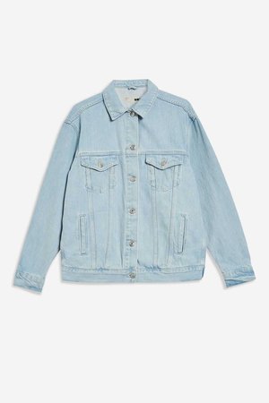 Bleach Denim Oversized Jacket - Jackets & Coats - Clothing - Topshop