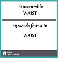word - Waist