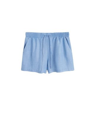 MANGO Soft fabric shorts