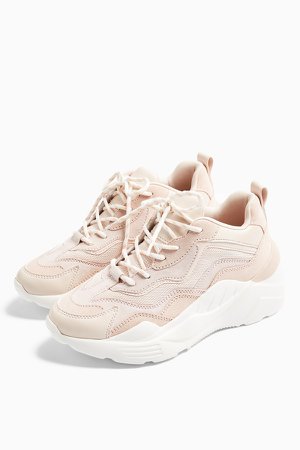 CANCUN Blush Pink Chunky Sneakers