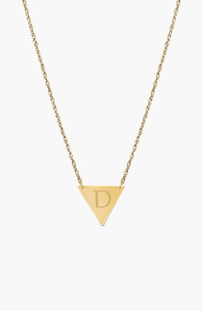 Jane Basch Designs Personalized Initial Pendant Necklace | Nordstrom