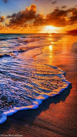 Beautiful sunset! | Paysage coucher de soleil, Coucher de soleil plage, Photographie de paysages