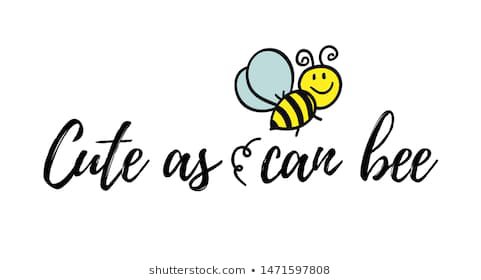 Vectores, imágenes y arte vectorial de stock sobre Bee Slogans | Shutterstock
