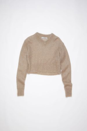Acne Studios Oatmeal Beige Knit Sweater